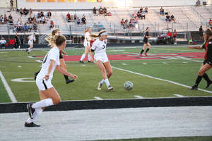 Girls Soccer Action Photo