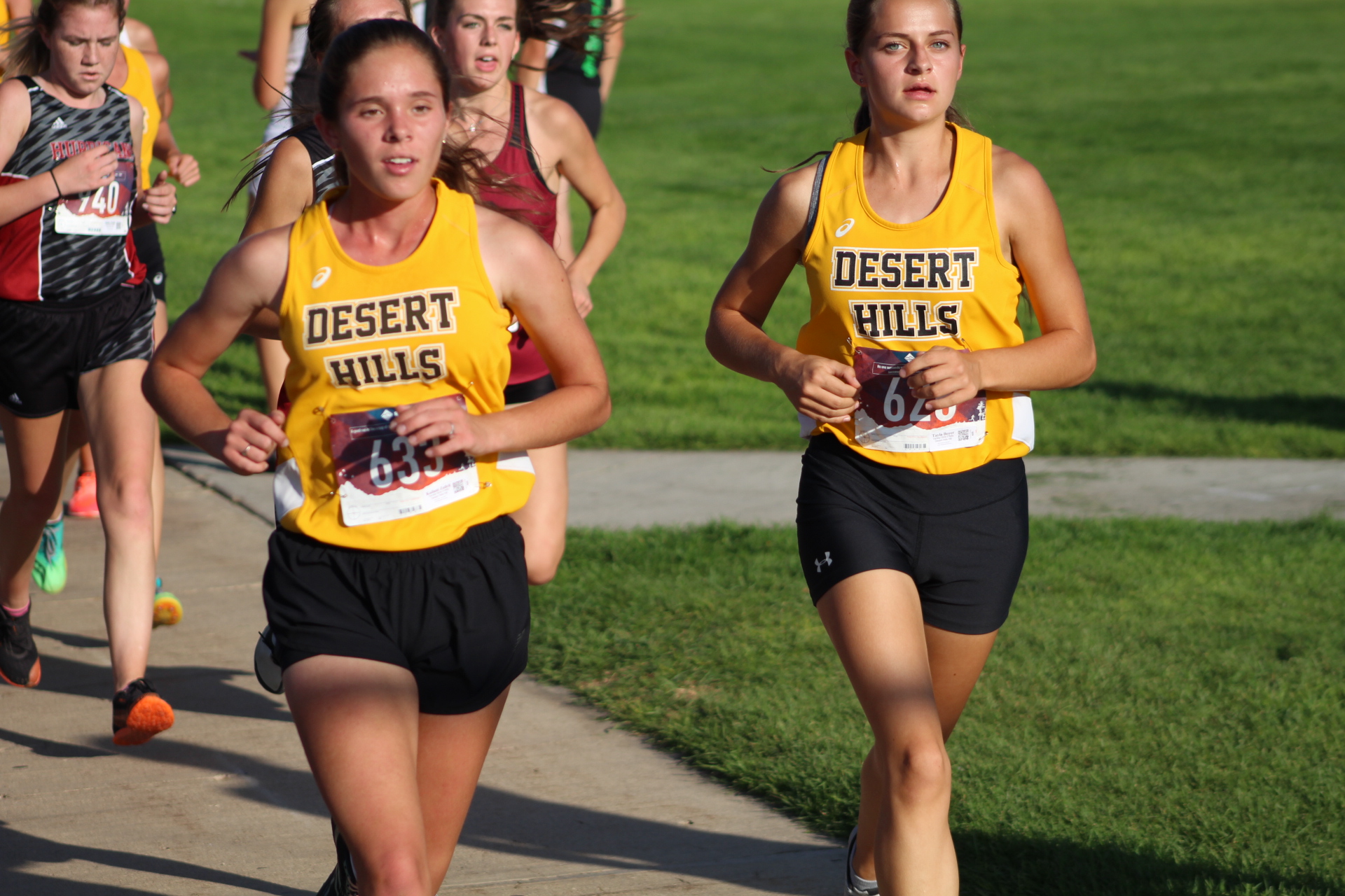 Running athletes