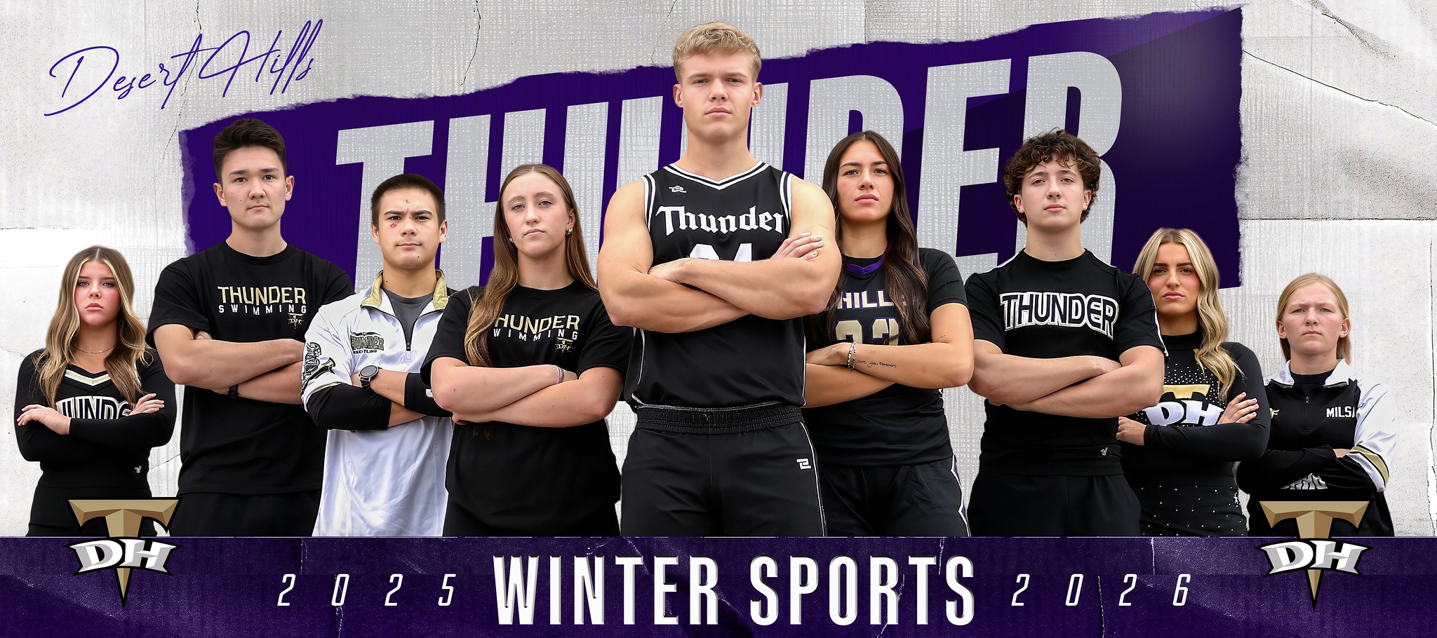 Fall Sports photo with QR code linked to event calendar